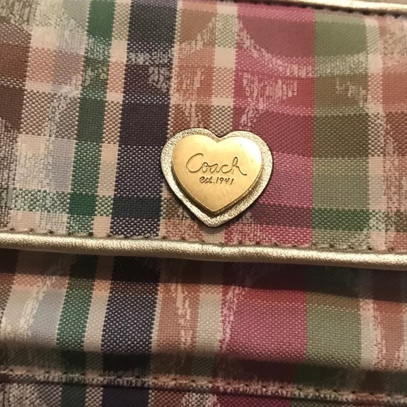 Multi Colored Coach Wristlet. Read Description! - Picture 3 of 5